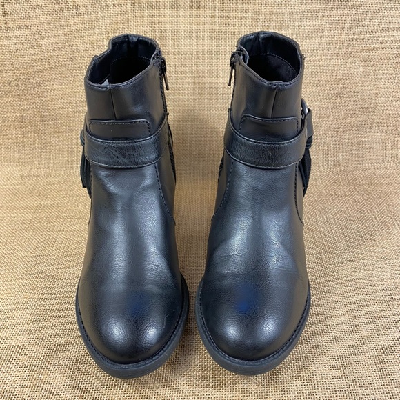 Women’s booties ankle boots American eagle tassel black size 9 - Picture 6 of 12